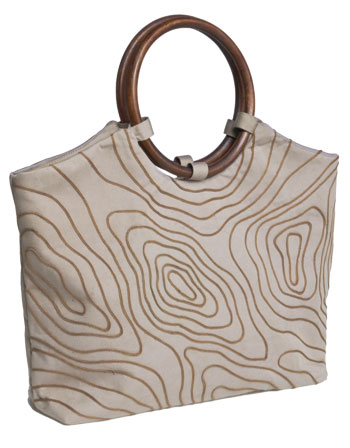 Contour Applique Canvas Bag