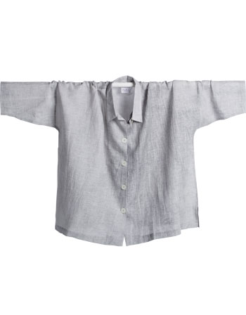 Wall Luxury Essentials Cool Grey Linen Oversized Shirt/Jacket