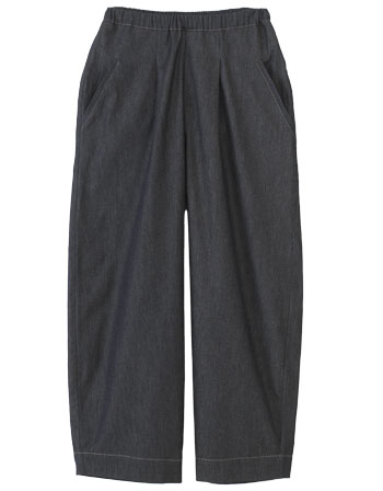 Denim baggy trousers