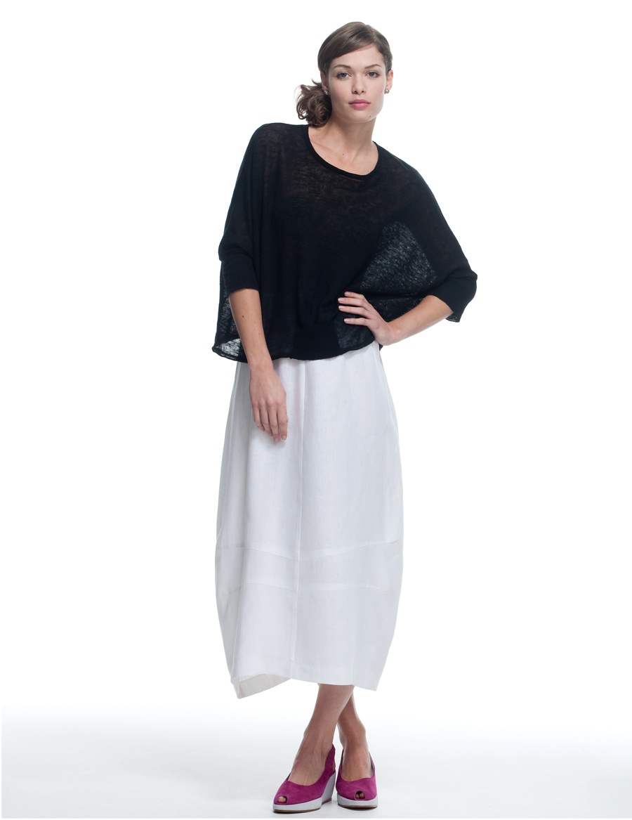Wall Luxury Essentials Double Dart Pull-on Skirt