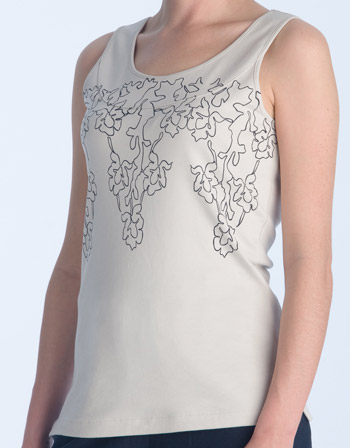 Floral Print Singlet