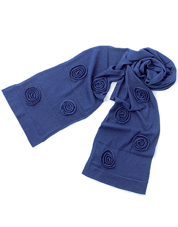 Wall Luxury Essentials Hand-Stitched Giant Coils Scarf