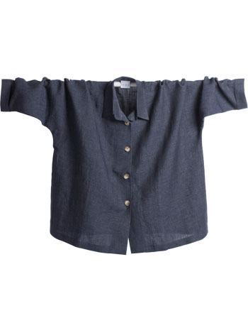 Wall Luxury Essentials Italian Linen Oversized Shirt/Jacket