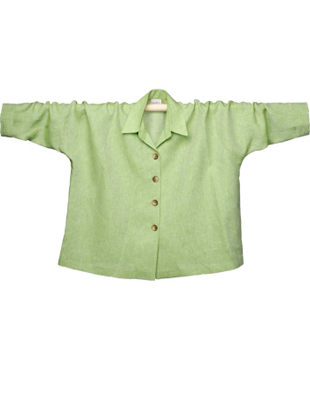 Wall Luxury Essentials Italian Linen Summer Oversized Shirt/Jacket
