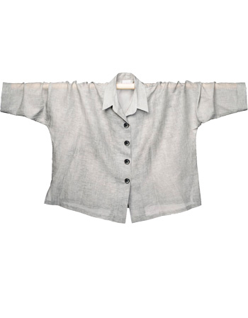 Wall Luxury Essentials Linen/Cotton Lightweight Overssized Summer Shirt