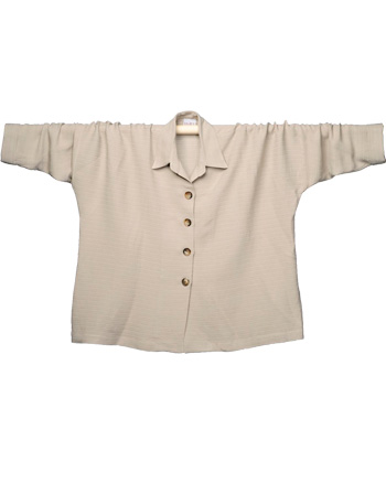 Wall Luxury Essentials Linen/Viscose Oversized Drape Shirt/Jacket