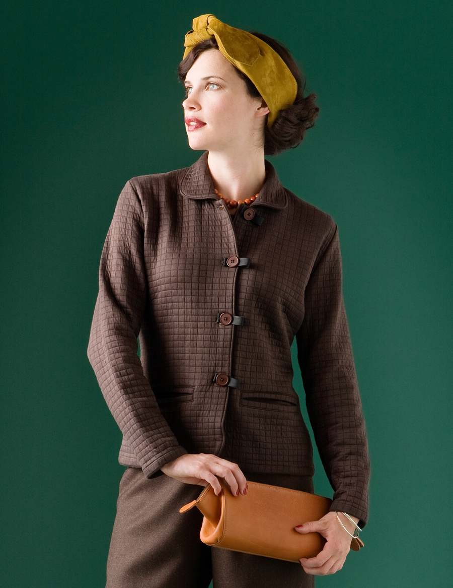 Wall Luxury Essentials Quilted Peter Pan Jacket