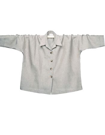 Wall Luxury Essentials Rose Beige Linen Oversized Shirt/Jacket