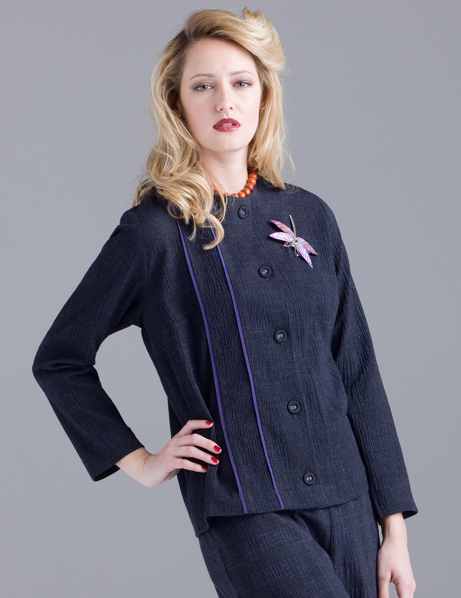 Wall Luxury Essentials Shirt/Jacket With Grossgrain