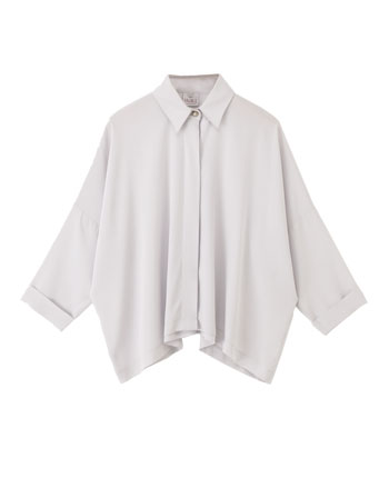 Wall Luxury Essentials Silk Crepe Oversized Shirt