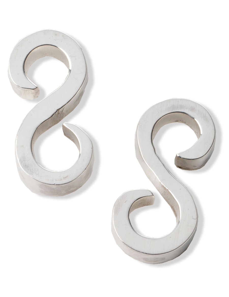 Wall Luxury Essentials Silver Earrings S Model