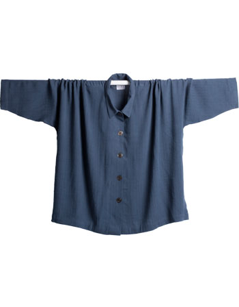 Wall Luxury Essentials Smoke Blue Oversized Shirt/Jacket