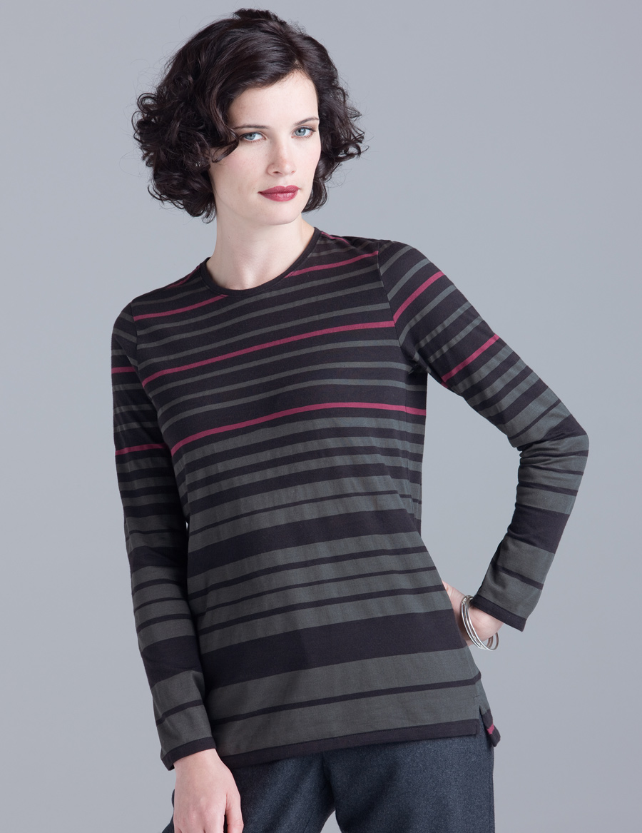 Wall Luxury Essentials Stripe Quintessential T-Shirt