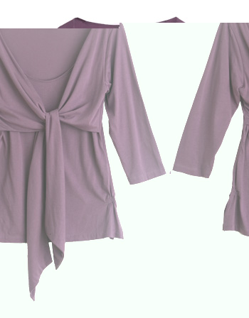 Wall Luxury Essentials Tie Front Tunic