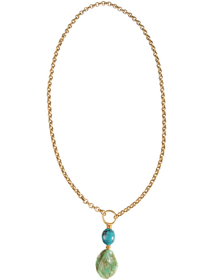 Wall Luxury Essentials Turquoise Necklace