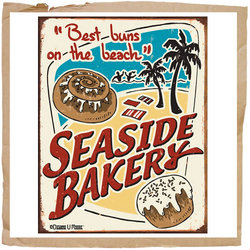 Wall Plaques Seaside Bakery N/A