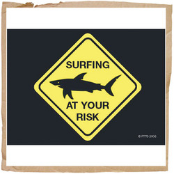 Wall Plaques Surfing Magnet N/A
