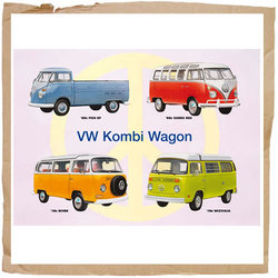 Wall Plaques VW Kombi Wagon N/A