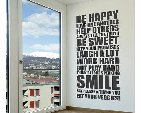 Wall Sticker - Life Rules 4231CX