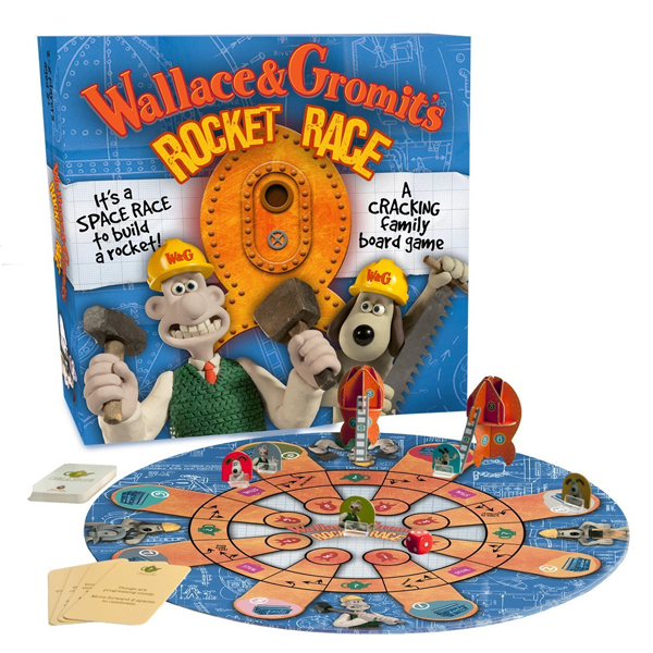 Wallace and Gromit Rocket Race Board Game