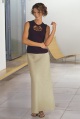 linen mix skirt