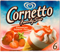 Cornetto Family Size Strawberry (6x90ml) Cheapest in Asda Today! On Offer