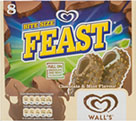 Walls (Ice Cream) Walls Bite Size Feast (8x60ml) Cheapest in