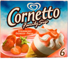 Walls (Ice Cream) Walls Cornetto Family Size Strawberry (6x90ml) Cheapest in ASDA Today! On Offer