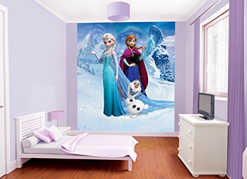 Walltastic 8 x 6 ft 6-inch Paper Disney Frozen Wall Mural, Multi-Colour
