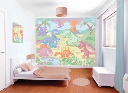 Walltastic Baby Dino World