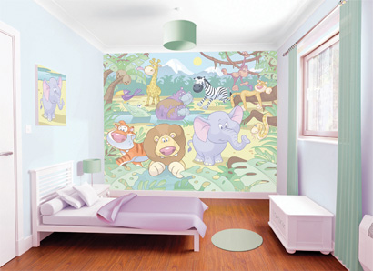 Walltastic Baby Jungle Safari