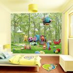 In the Night Garden Mural Wall Stickers