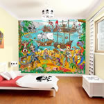 Pirate Mural Wall Stickers