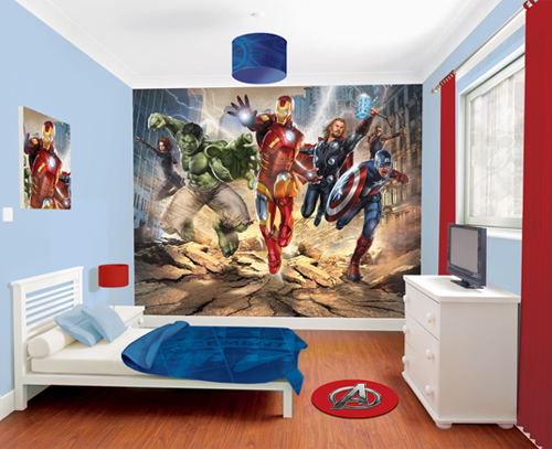 The Avengers Mural