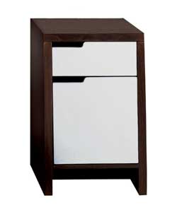 walnut Finish PI Filing Cabinet