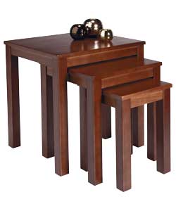 Walnut Nest of Tables