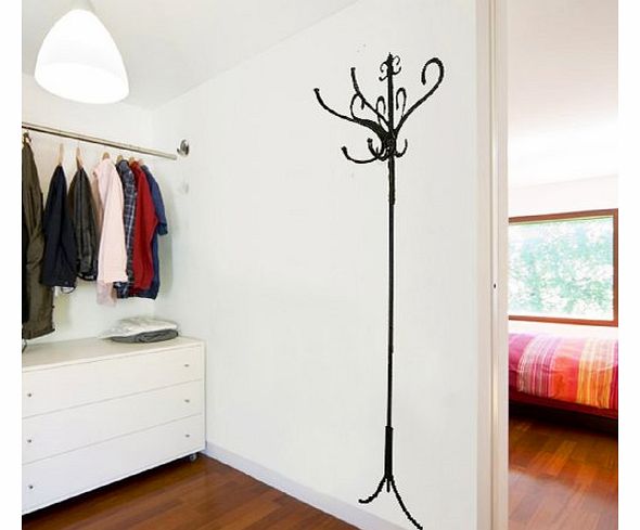 Walplus Real Coat Hook Vinyl Stand Wall Sticker Decor Mural