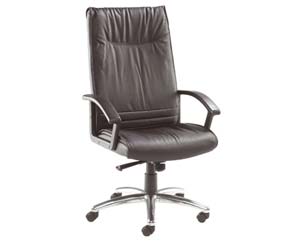 high back manager leather chair