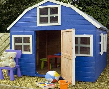 Waltons 6ft x 6ft Wooden Dutch Barn Playhouse - Brand New 6x6 Wood Cottage Playhouses