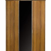 Wardrobe Berkeley Black 3 Door Hinged Wardrobe