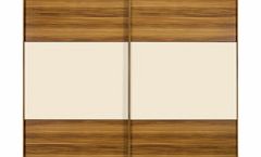 Wardrobe Berkeley Cream Large 2 Door Sliding Wardrobe