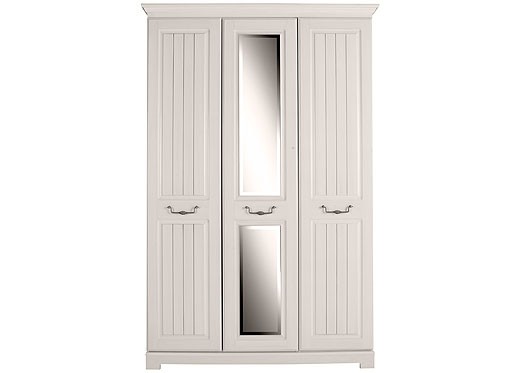 Wardrobe Marseille 3 Door Wardrobe With Centre Mirror