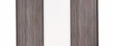 Wardrobe Melbourne 3 Door Sliding Wardrobe - Oak and White