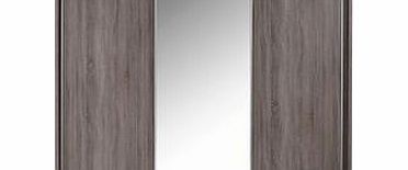 Wardrobe Melbourne 3 Door Sliding Wardrobe - Oak and