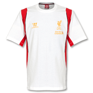 Warrior 12-13 Liverpool Cotton T-Shirt - White