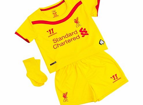 Warrior Liverpool Away Baby Kit 2014/15 WSTB402