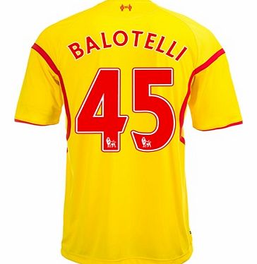 Warrior Liverpool Away Infant Kit 2014/15 with Balotelli