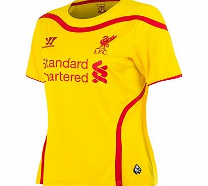Warrior Liverpool Away Shirt 2014/15 Womens WSTW401