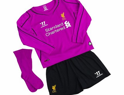 Warrior Liverpool Home Goalkeeper Infant Kit 2014/15