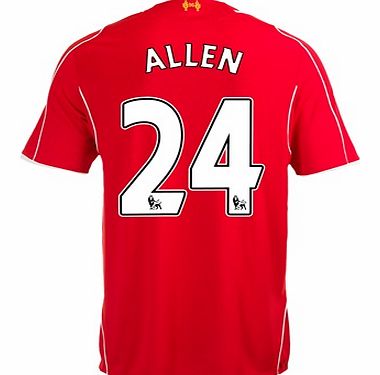 Warrior Liverpool Home Infant Kit 2014/15 Red with Allen